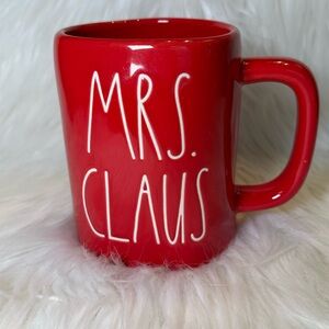 Rae Dunn Red Mrs. Claus Mug